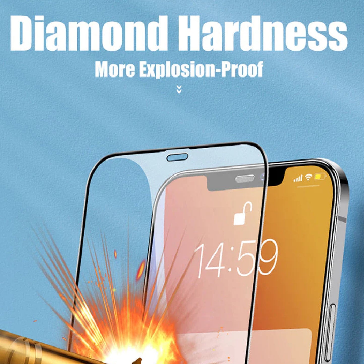 USP Apple iPhone 16 Pro (6.3 ft) Tempered Glass Screen Protector : Full Coverage, 9H Hardness, Bubble-free,Anti-fingerprint,Original Touch Feel