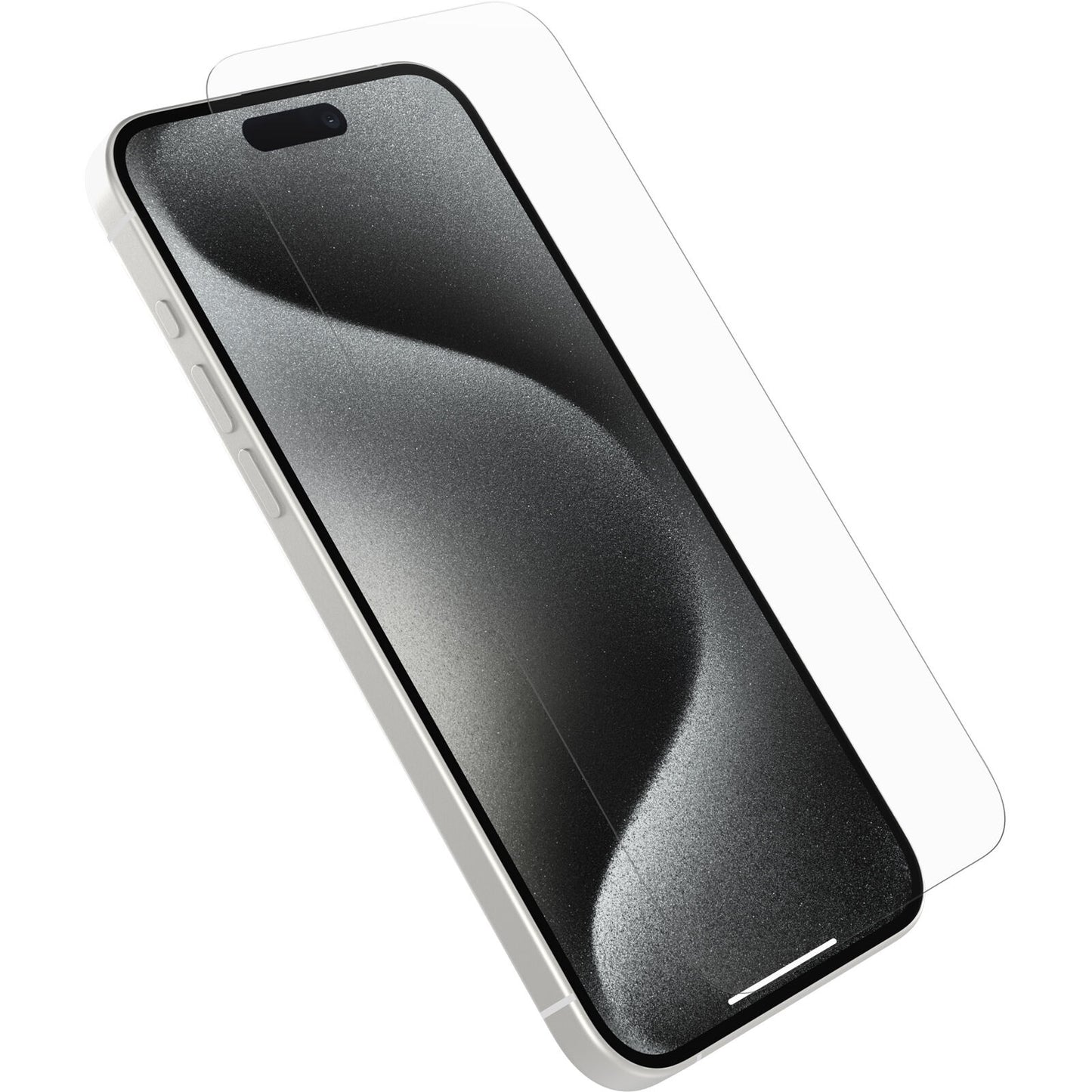 OtterBox Glass Apple iPhone 15 Pro Max (6.7 ft) Screen Protector Clear - (77-93931), Drop Protection, Anti-Scratch, Flawless Touch,2 Years Warranty