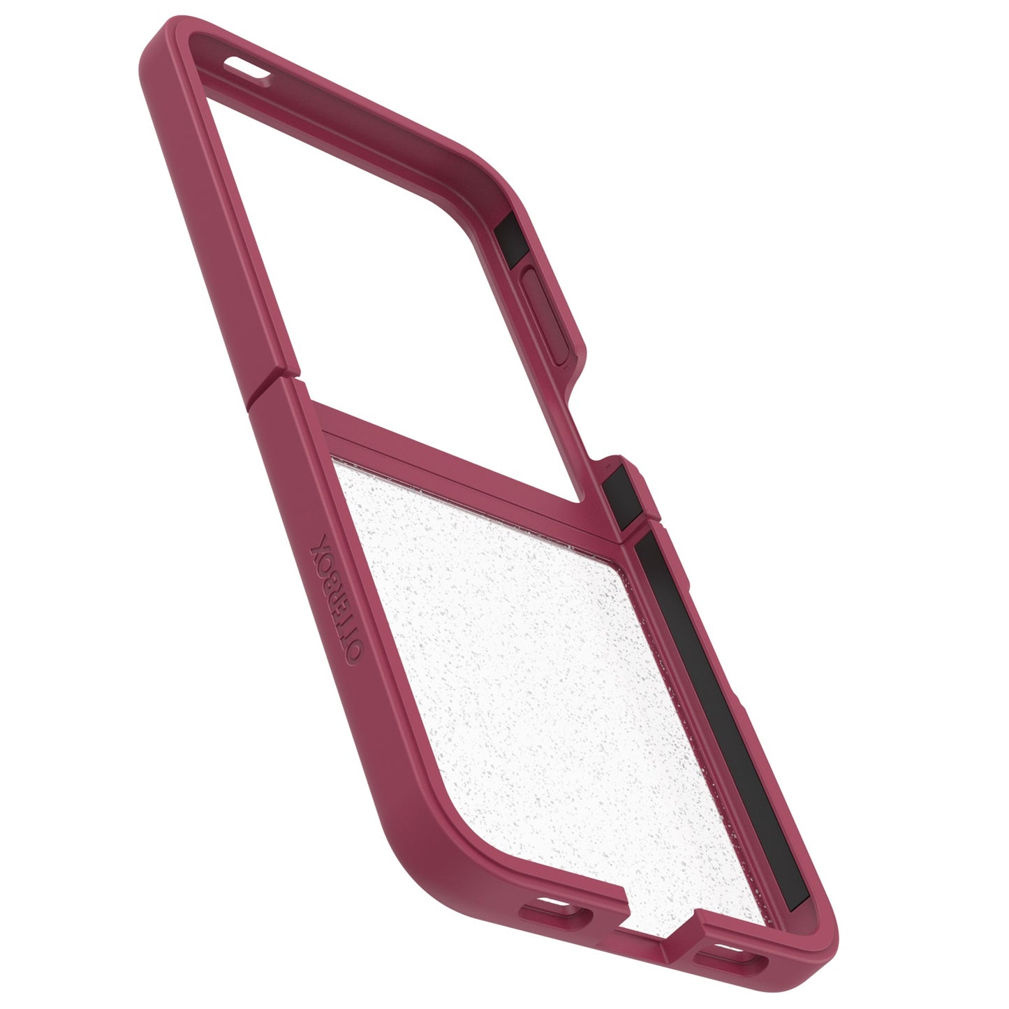 OtterBox Thin Flex Samsung Galaxy Z Flip6 5G (6.7 ft) Case Berry Bliss Pink - (77-95819), Antimicrobial, DROP Military Standard, 7 Years Warranty