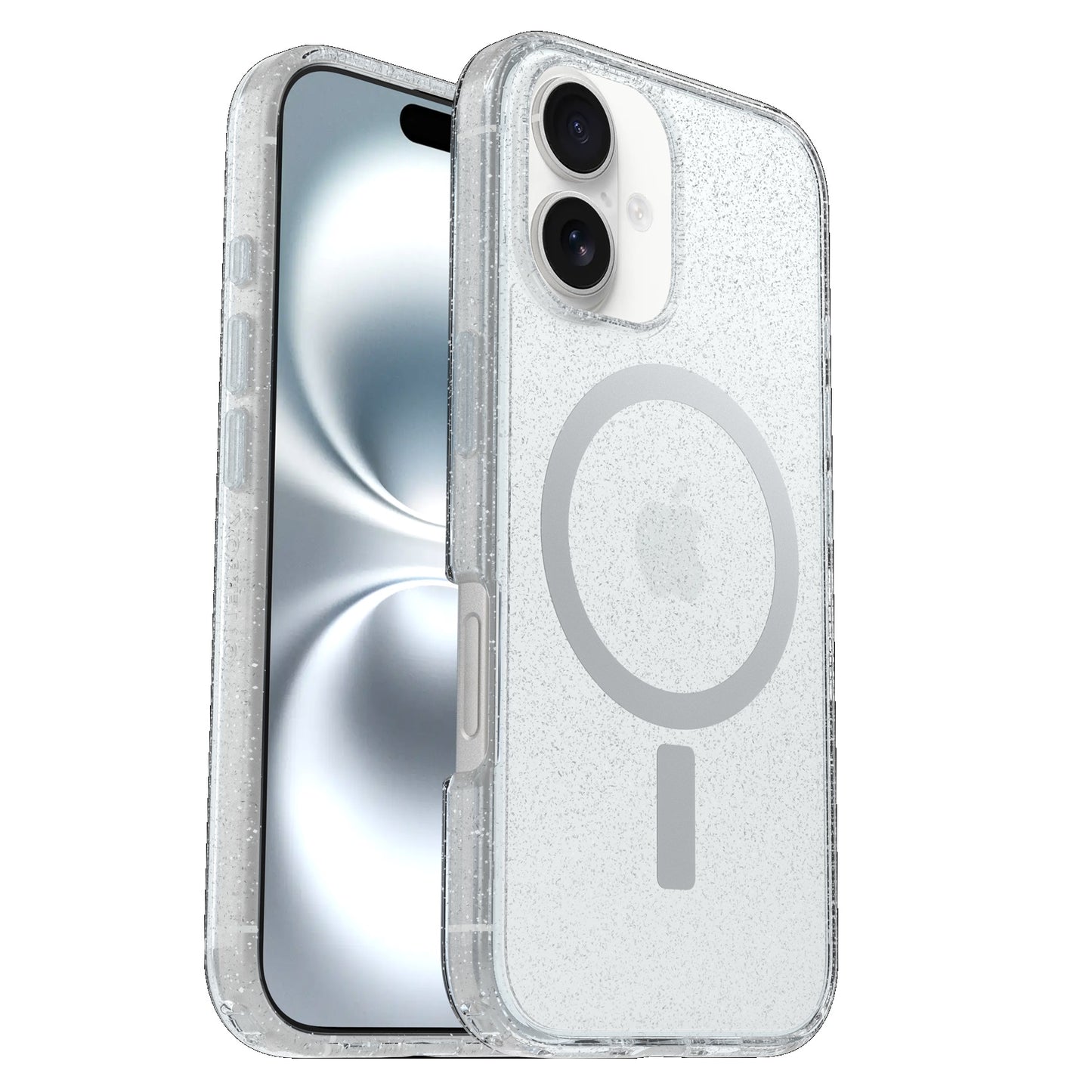 OtterBox Symmetry Clear MagSafe Apple iPhone 16 Plus (6.7 ft) Case Stardust - (77-96357), Antimicrobial, DROP 3X Military Standard, 7 Years Warranty