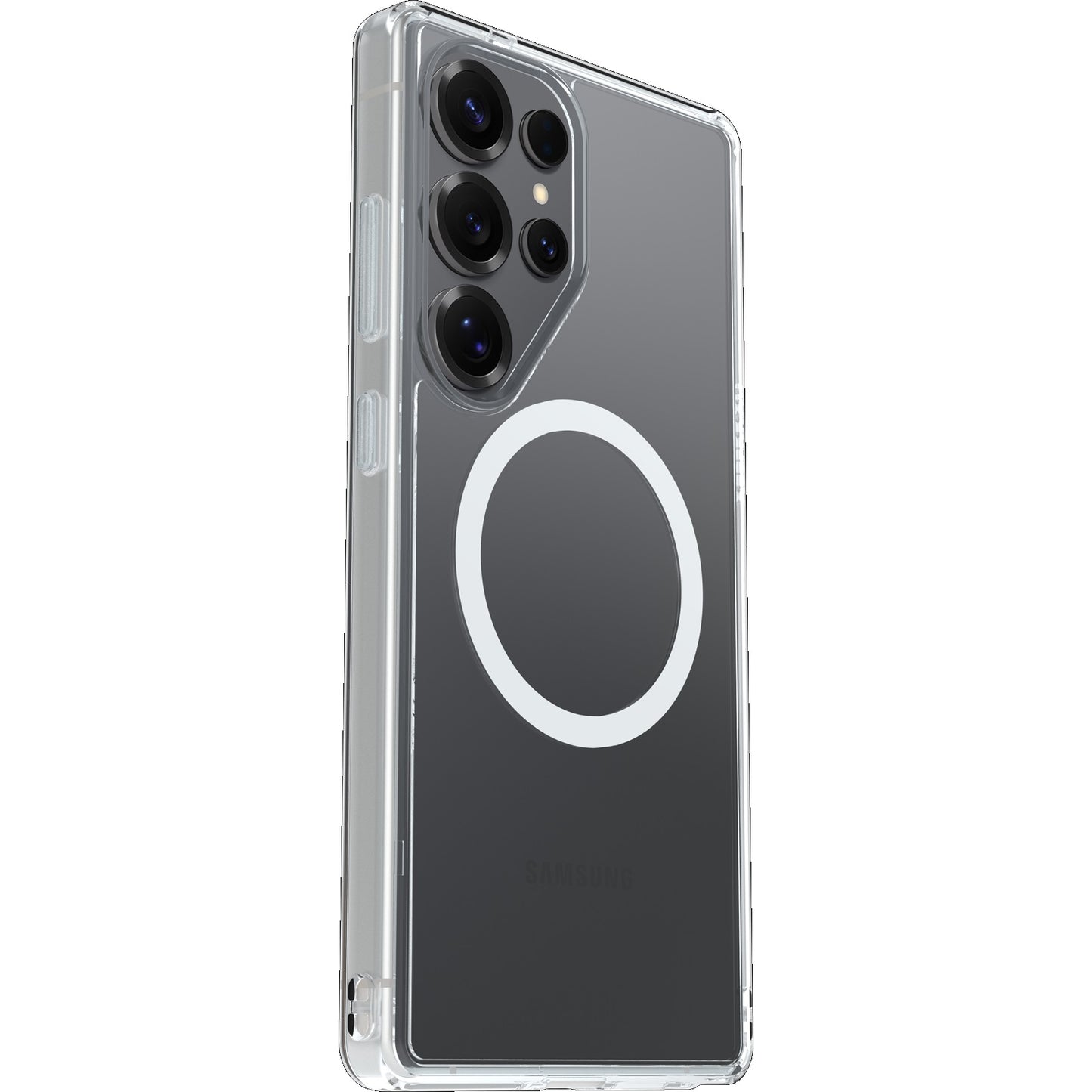 OtterBox Symmetry Clear Magnets Samsung Galaxy S25 Ultra 5G (6.9 ft) Case Clear - (77-97520), DROP 3X Military Standard, Raised Edges, 7 Years Warranty