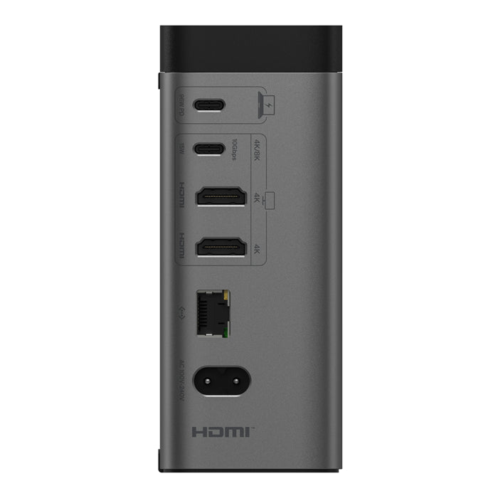 Belkin Connect USB-C 11-in-1 Pro GaN Docking Station - Grey (INC020auSGY), 150W PD, Support upto 3 External Monitors, Support 10GBPS, 2 Years Warranty