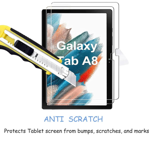 USP Samsung Galaxy Tab A8 (10.5 ft ft) Tempered Glass Screen Protector : Full Coverage, 9H Hardness, Bubble-free, Anti-fingerprint, Original Touch Feel
