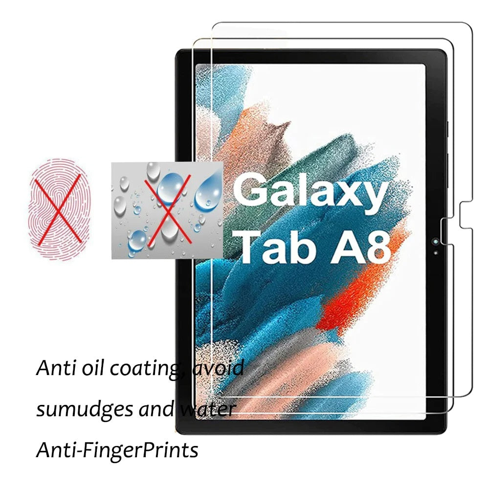 USP Samsung Galaxy Tab A8 (10.5 ft ft) Tempered Glass Screen Protector : Full Coverage, 9H Hardness, Bubble-free, Anti-fingerprint, Original Touch Feel