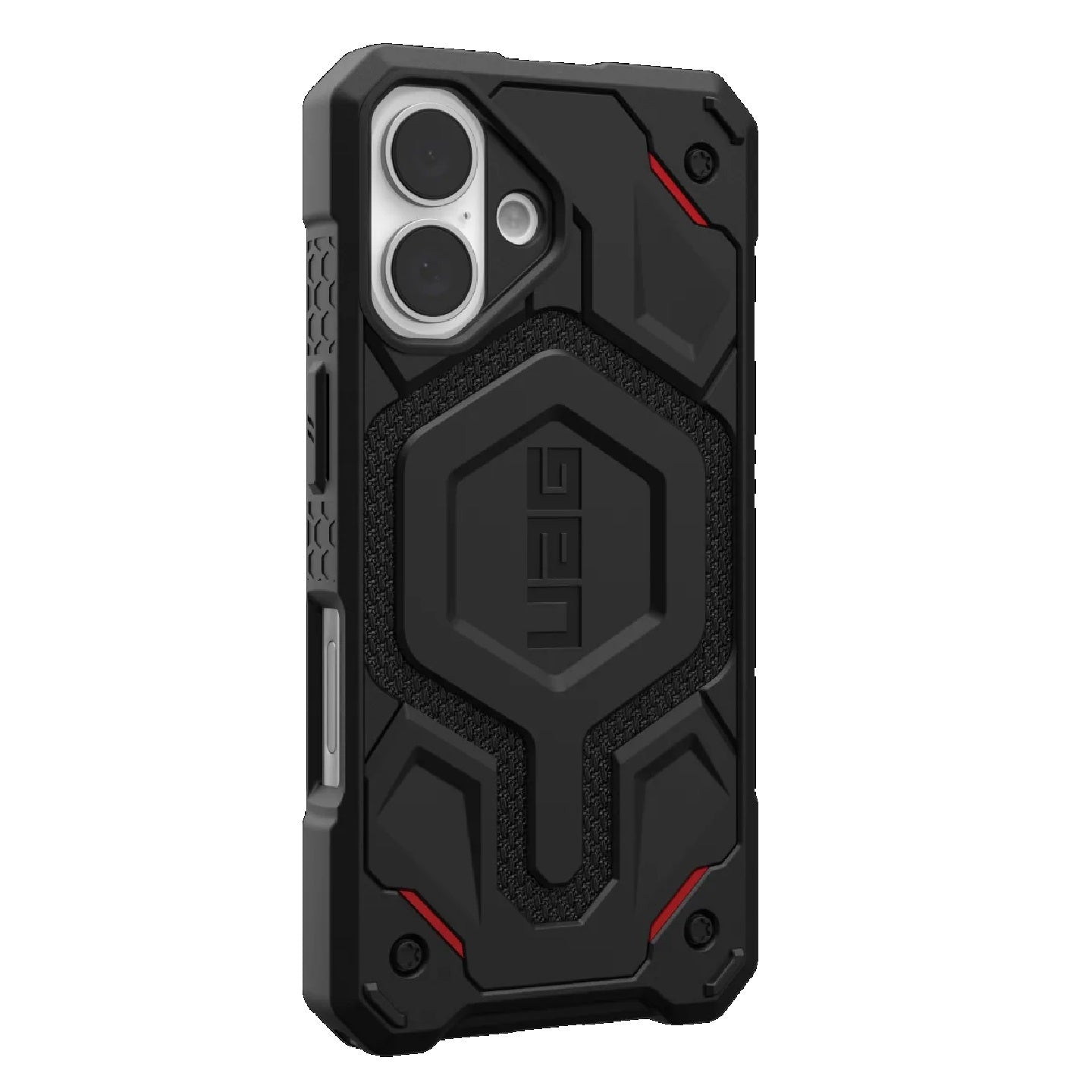 UAG Monarch Pro MagSafe Kevlar Apple iPhone 16 Plus (6.7 ft) Rugged Case - Kevlar Black (114455113940), 25ft. Drop Protection (7.6M), 10 Years Warranty