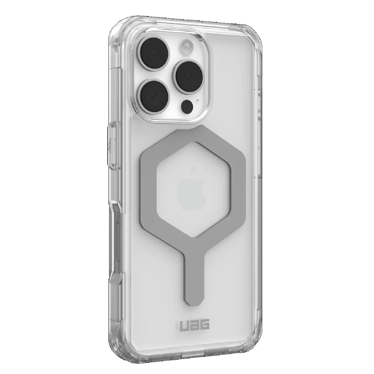 UAG Plyo MagSafe Apple iPhone 16 Pro Max (6.9 ft) Rugged Case - Ice Silver (114481114333), 16ft. Drop Protection (4.8M), Armored Shell,10 Years Warranty