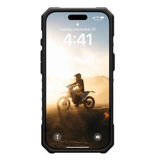 UAG Pathfinder MagSafe Apple iPhone 16 Pro (6.3 ft) Rugged Case - Black (114468114040),18ft Drop Protection (5.4M),Tactical Grip, 10 Years Warranty