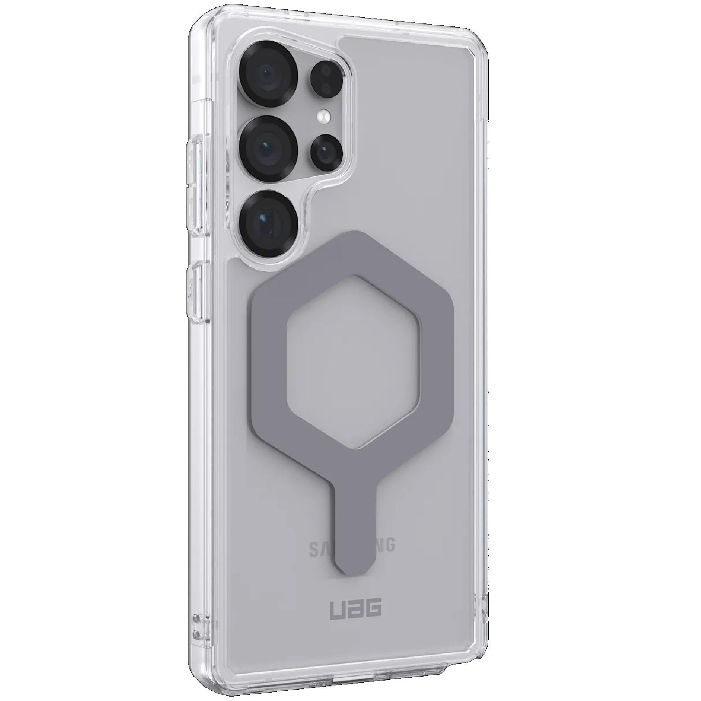 UAG Plyo Pro Samsung Galaxy S25 Ultra 5G (6.9 ft) Rugged Case - Ice Silver, DROP Military Standard, Raised Screen Surround, 10 Years Warranty