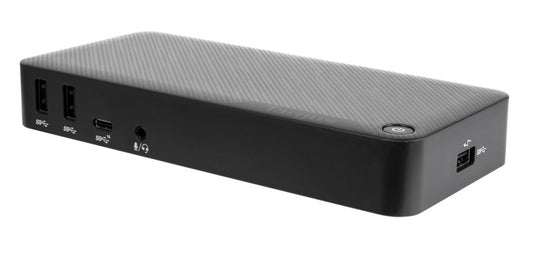 Targus USB-C Multi-Function DisplayPort Alt Mode Triple Video Docking Station 2xDP 1xHDMI 1xGeE Ethernet 2xUSB-A 1xUSB-C with 85W Power