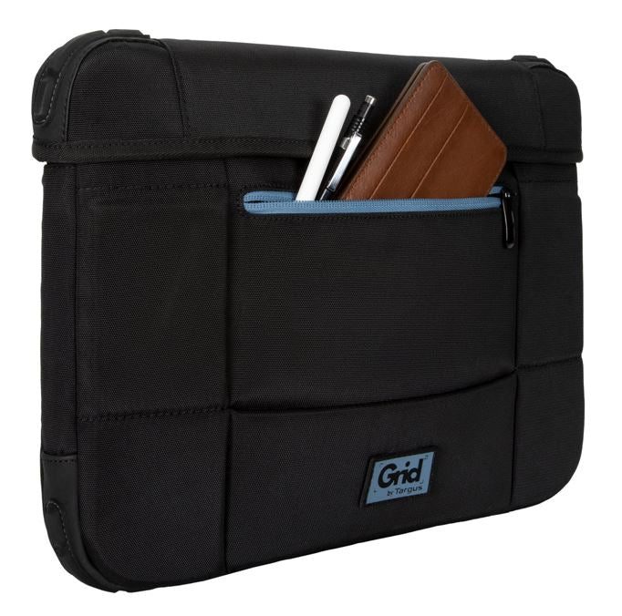 Targus 13-14.1 ft Grid High-Impact Slipcase - Notebook, Tablet Case Protects from a 1.2m drops on concrete TBS654GL