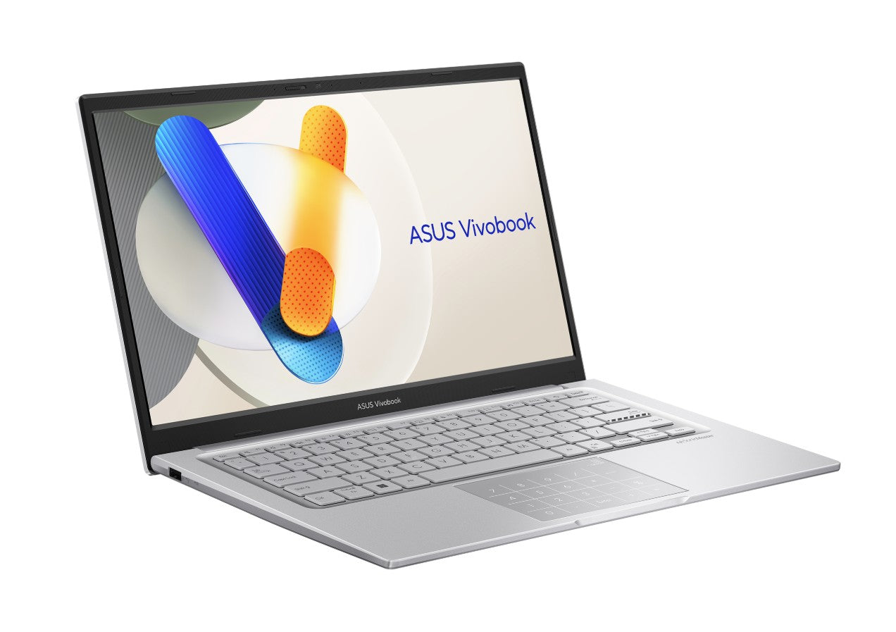 ASUS Vivobook X14 14 ft FHD Intel i7-1355U USB-C, Win11 H, 16GB 1TB SSD, DIRAC, Ergosense KB, 1.4kg Transparent Silver, 1yr wty Notebook