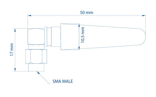 Teltonika Angled Compact Mobile Antenna