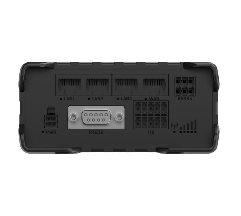 Teltonika RUT956 Industrial Cellular Router, Dual-SIM Cellular 4G LTE, WAN Failover with 4x Ethernet Ports, GPS, 2-Year Warranty, PSU included