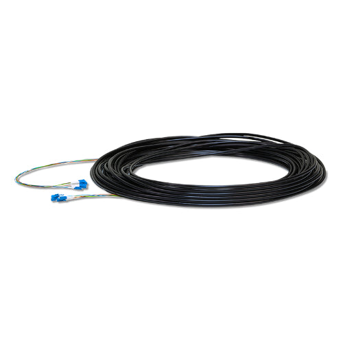 Ubiquiti Single-Mode Lightweight Fiber Cable, Lenth 90m, Outdoor-Rated, Kevlar Yarn For Added Tensile Strength, Weatherproof Tape,