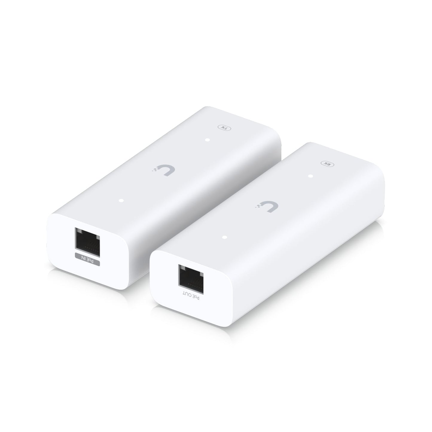 Ubiquiti Pair of extenders that extends PoE over twisted-pair or coaxial cables, ideal for retrofit scenarios.