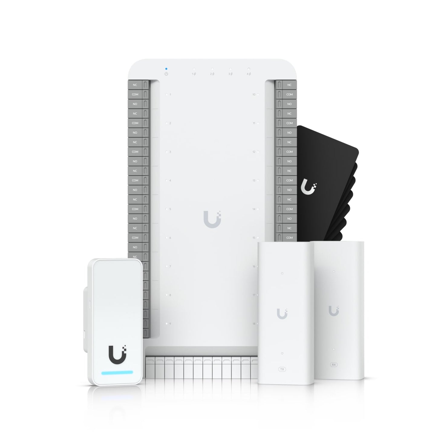 Ubiquiti Elevator Starter Kit, PoE , Up Down Stop Full Door Open, Close 5 Car Position,1 Emergency, Floor Selection Up18 flooors