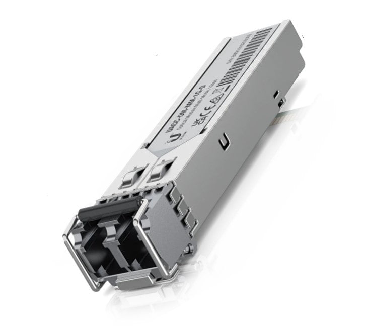 Ubiquiti UFiber SFP Multi-Mode Fiber Module, 2-Pack, 1.25 Gbps Throughput, 1.25 Gbps Throughput, Supports Connections Up to 550 m