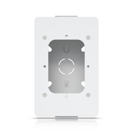 Ubiquiti Reader Junction Box,White, For UniFi Access Readers Intercom Viewers, Support Flat Surface Mounting Attachment to 3 4 ft Conduit