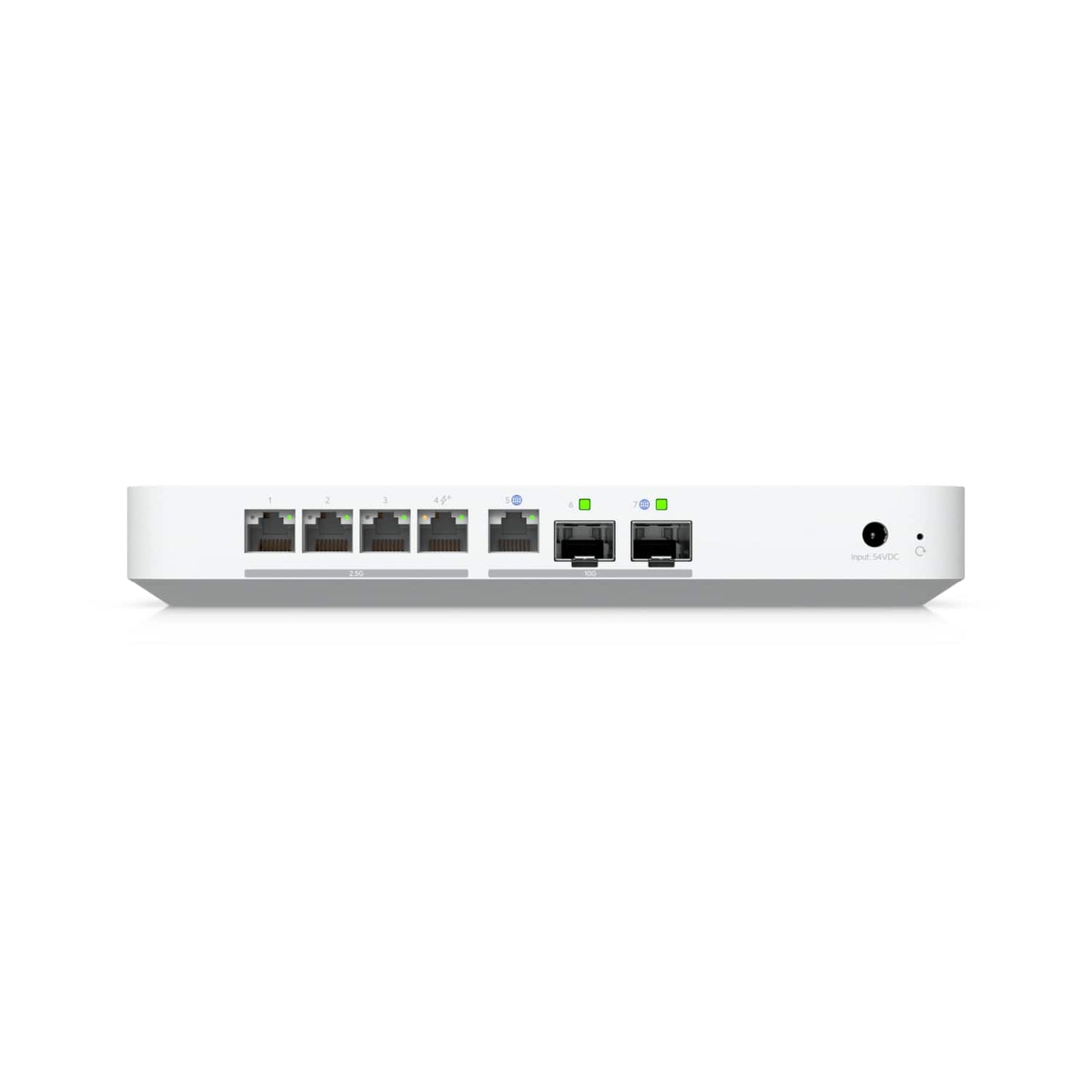 Ubiquiti Cloud Gateway Fiber,UCG-Fiber, Desktop 10G Cloud Gateway,Integrated PoE Switch,Selectable NVR Storage,Full UniFi Application Support