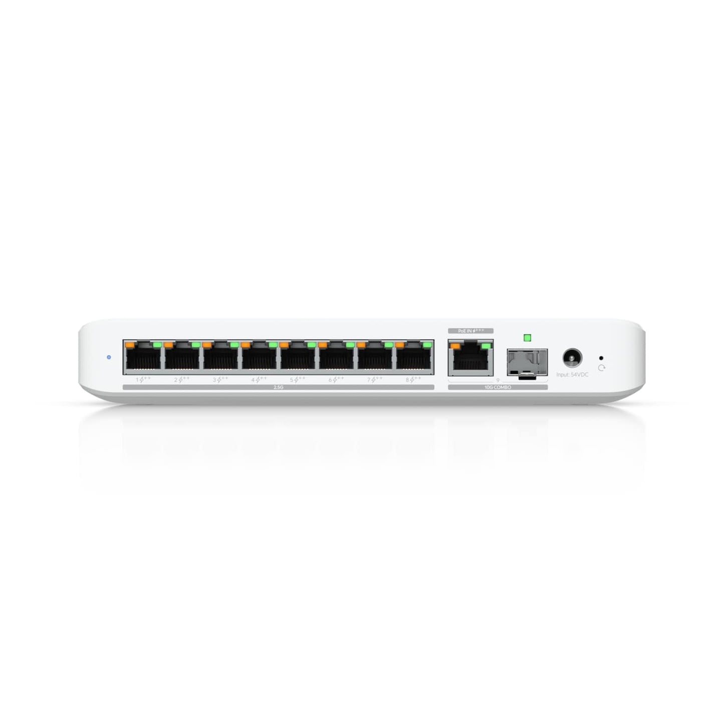 Ubiquiti Flex 2.5G PoE, 8-port 2.5 GbE PoE Switch,10 GbE RJ45 SFP Combination Uplink Port,Powered With PoE or AC,