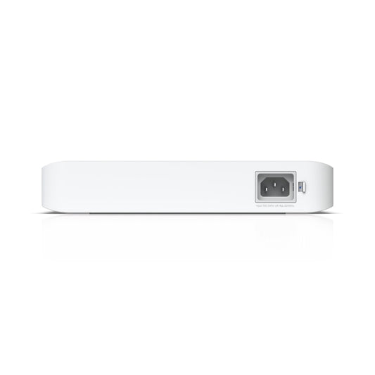 Ubiquiti UniFi Network, Switch, 8-Port, POE 120W, (6) GbE PoE Ports, (2) GbE PoE Ports, (2) 10G SFP Ports, Layer 3, Wall Mount,