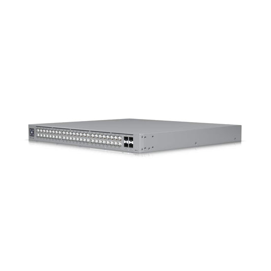 Ubiquiti UniFi Network, Switch, 48-Port, POE 720W, (16) 2.5 GbE ports, 8 PoE, 8 PoE, (4) 10G SFP Ports, Layer3, Rack Mount,