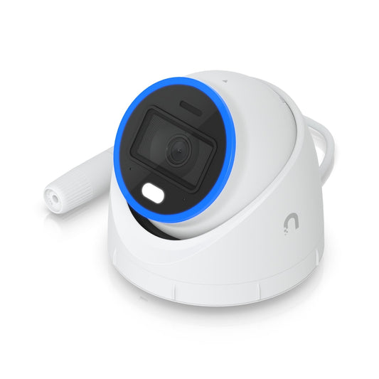 Ubiquiti AI Turret, White, All-weather,Vandal-proof 4K PoE Turret Camera, Enhanced AI Capabilities IR, Visible LEDs for Night Vision,Incl