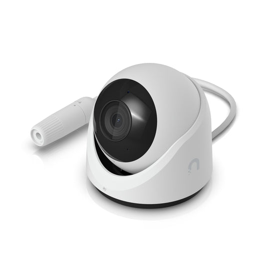 Ubiquiti G6 Turret White,All-weather,Tamper-resistant 4K PoE Camera,A 1 1.8 ft 8MP Image Sensor,Multi-TOPs AI Engine, 3-axis Manual Adjustment