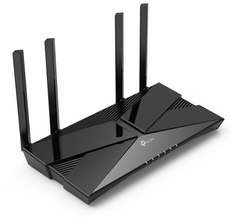 TP-Link Archer AX1800 AX1800 Dual-Band Wi-Fi 6 Router, 574 Mbps at 2.4 GHz 1201 Mbps at 5 GHz, Dual-Core CPU, 1 Gigabit WAN Port 4 Gigabit LAN P