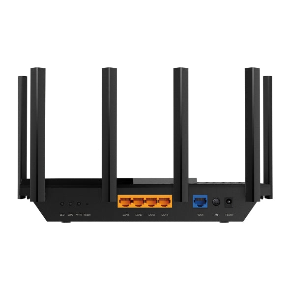 TP-Link Archer AXE75 AXE5400 Tri-Band Gigabit Wi-Fi 6E Router, 574 Mbps at 2.4 GHz 2402 Mbps at 5 GHz 2402 Mbps at 6 GHz