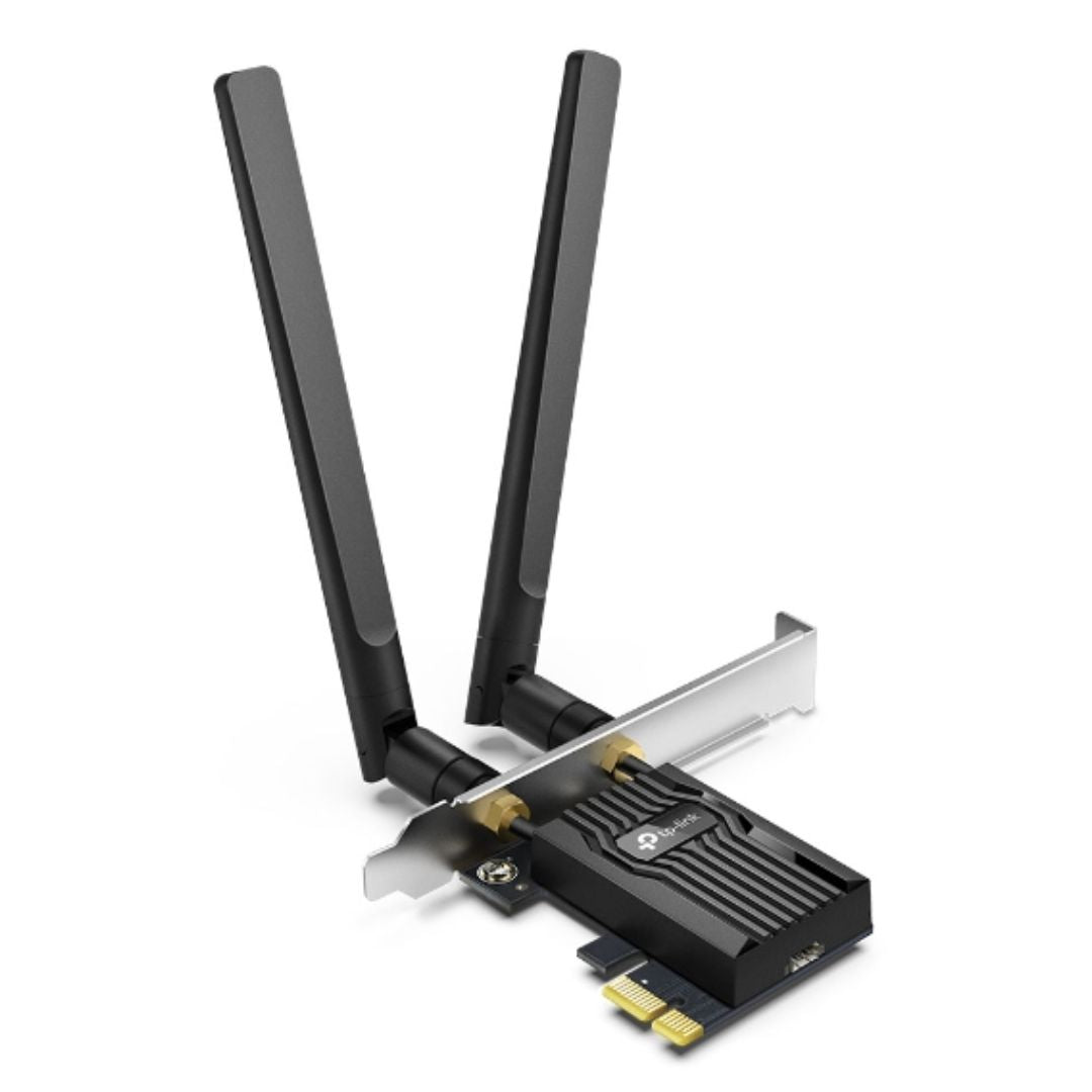 TP-Link Archer TX55E AX3000 Wi-Fi 6 Bluetooth 5.2 PCIe Adapter, 2402Mbps 5GHz, 574Mbps 2.4GHz