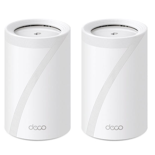 TP-Link Deco BE65(2-pack) BE11000 Whole Home Mesh Wi-Fi 7 System (WIFI7) 574 Mbps at 2.4 GHz 4320 Mbps at 5 GHz 5760 Mbps at 6 GHz