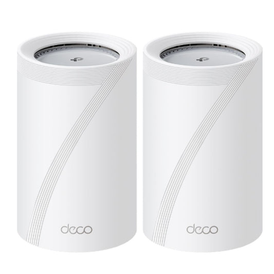 TP-Link Deco BE65 Pro(2-pack) BE11000 Whole Home Mesh WiFi 7 System, 688 Mbps at 2.4 GHz 4320 Mbps at 5 GHz 5760 Mbps at 6 GHz