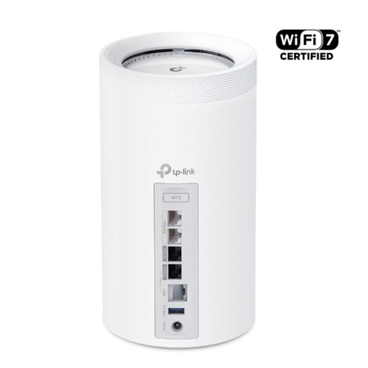 TP-Link Deco BE85(1-pack) BE22000 Tri-Band Whole Home Mesh Wi-Fi 7 System (WIFI7), 1376 Mbps at 2.4 GHz 8640 Mbps at 5 GHz 11520 Mbps at 6 GHz