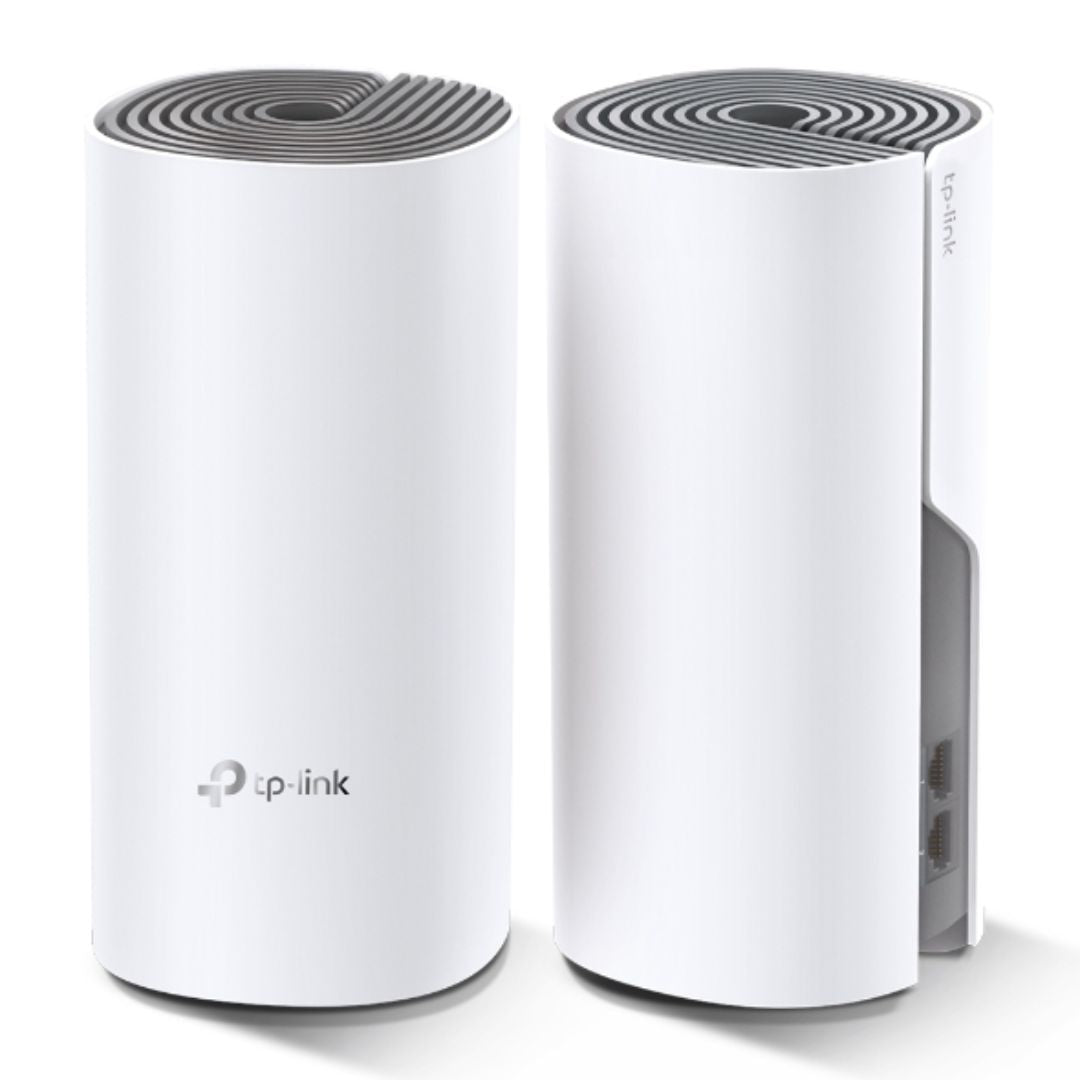 TP-Link Deco E4(2-pack) AC1200 Whole Home Mesh WiFi System~ 260sqm. Over 100 Devices Parental Controls
