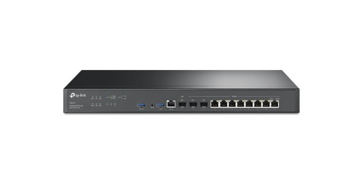 TP-Link ER8411 Omada VPN Router with 10G Ports , 1 10G SFP WAN Port, 1 10G SFP WAN LAN Port,1 Gigabit SFP WAN LAN Port, 8 Gigabit RJ45 WAN LAN P