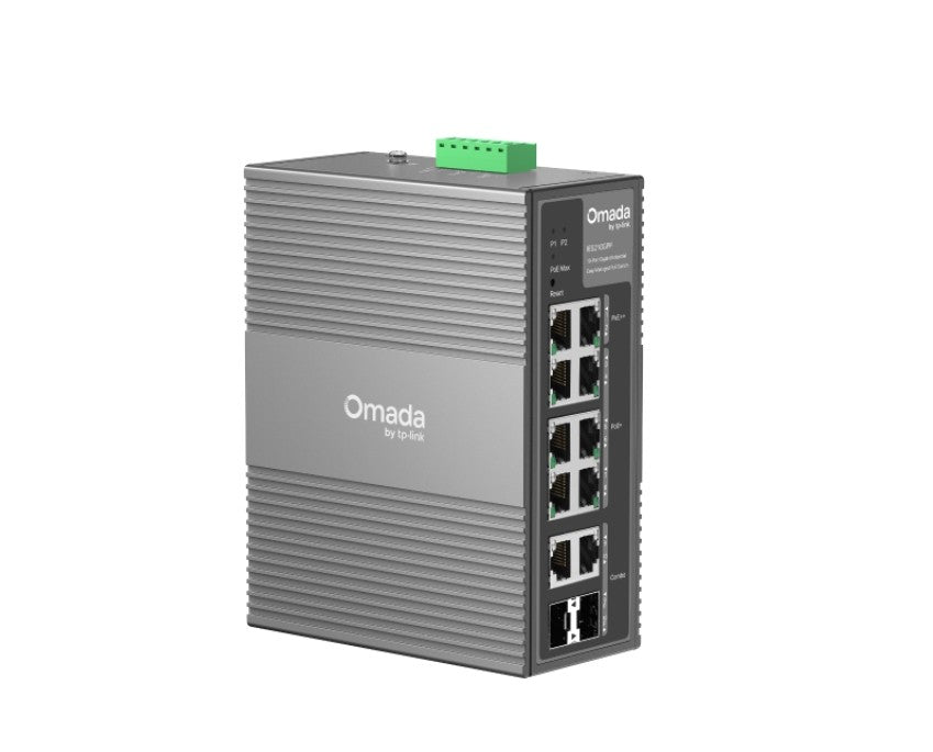 TP-Link IES210GPP Omada 10-Port Gigabit Industrial Easy Managed Switch with 6-Port PoE and 2-Port PoE