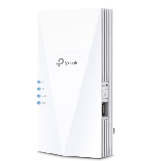TP-Link RE815XE AXE5400 Mesh Wi-Fi 6E Range Extender 574Mbps 2.4 GHz, 2402Mbps 5 GHz, 1 Gigabit Ethernet Port, 4 External Antennas