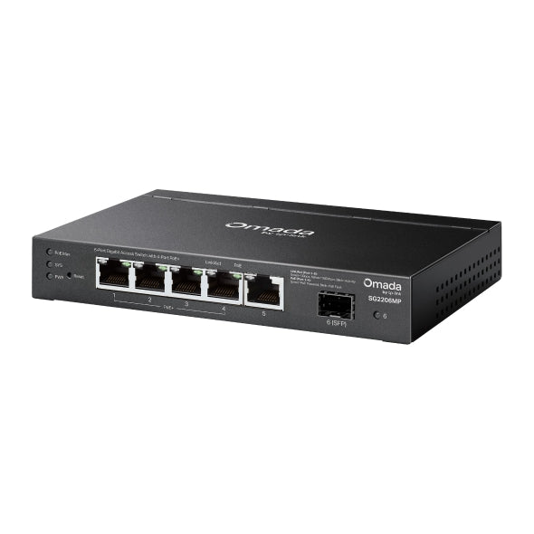 TP-Link SG2206MP Omada Access 6-Port Gigabit Switch with 4-Port PoE