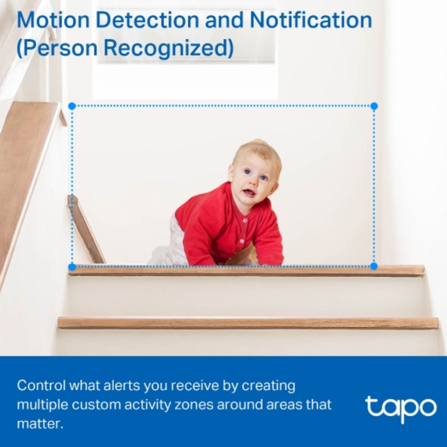 TP-Link TC71 Pan Tilt Home Security Wi-Fi Camera, 2K, 3MP (2304x1296), Two-Way Audio, Sound Light Alarm, Motion Detect