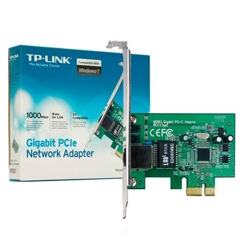 TP-Link TG-3468 32-bit Gigabit PCI Express Network Adapter, Realtek RTL8168E, 10 100 1000Mbps RJ45 port, Auto MDI MDIX, NIC
