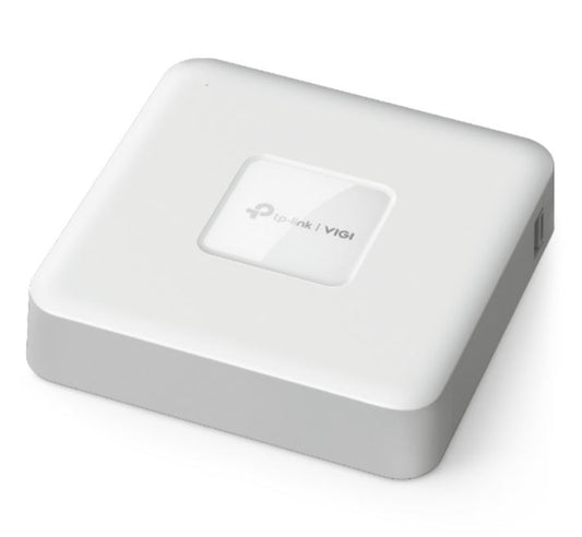 TP-Link VIGI NVR1104H-4P 4 Channel PoE Network Video Recorder, 24 7 Continuous Recording, 4K HDMI Video Output 16MP Decoding (HDD Not Included)