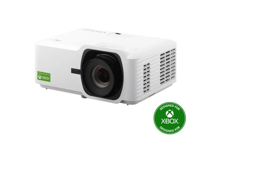 ViewSonic LX700-4K Laser True 4K 3rd Gen Long throw, Xbox 1440 120hz. 3,500 Lumens, 0.56 DMD Chip. 1.36 Optical Zoom. Image Size: 30 ft-300 ft Projector