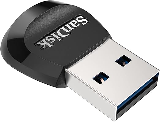 Sandisk MobileMate USB 3.0 Reader microSD card reader speeds up to 170 MB s USB-A 2-year limited warranty