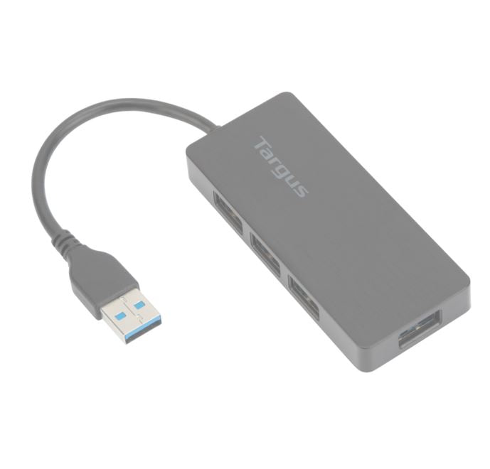 Targus 4 Port Smart USB 3.0 Hub Self-Powered with 10 Times Faster Transfer Speed Than USB 2.0