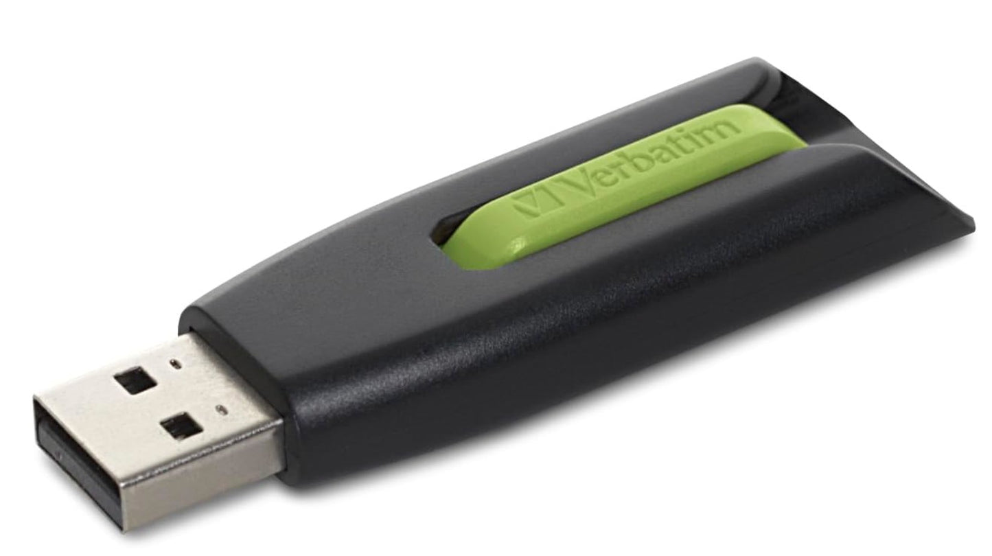 Verbatim Store ftn ftGo V3 USB 3.0 Drive 64GB (Eucalyptus Green)