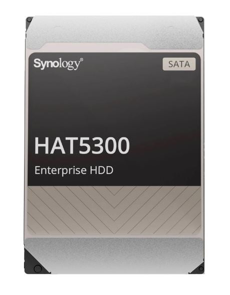 Synology Enterprise Storage HDD 12TB, Internal,  3.5 ft SATA , HAT5300, 5-year warranty, reliable hard drives for Synology systems