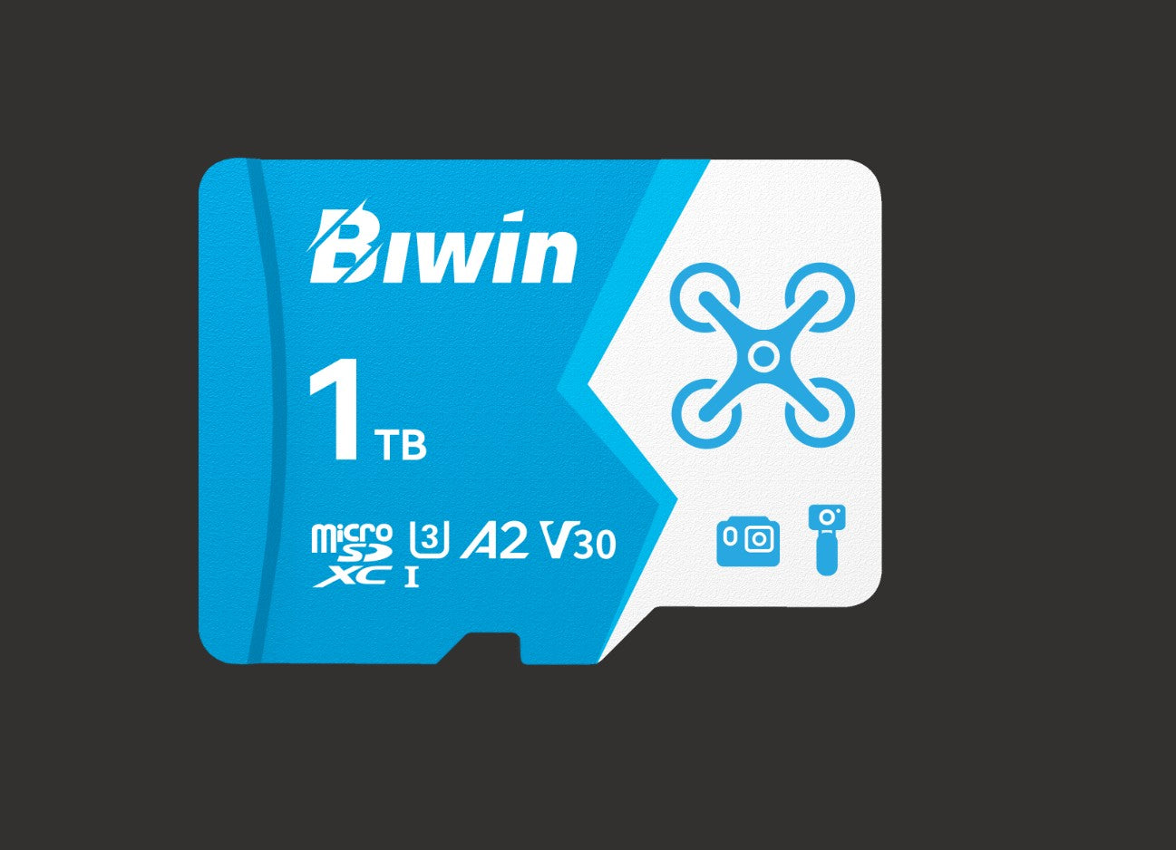 BIWIN MS160-1TB microSD Card 1TB U3, V30, A2,Read Write Speeds Up to 210 170 MB s