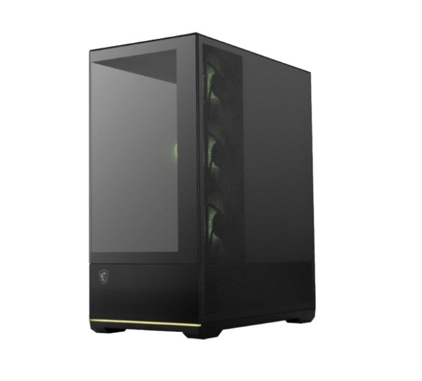 MSI MAG PANO 110R PZ  BLACK Micro ATX Case, 2 x USB 5Gbps , 1x USB C 20Gbps, 1 x Audio-Out   Mic,, 3x 2.5 ft, 2x 3.5 ft, Micro ATX   Mini ITX(NEW)