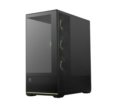 MSI MAG PANO 110R PZ  BLACK Micro ATX Case, 2 x USB 5Gbps , 1x USB C 20Gbps, 1 x Audio-Out   Mic,, 3x 2.5 ft, 2x 3.5 ft, Micro ATX   Mini ITX(NEW)